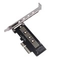thumbnail image 3 of M.2 NVME SSD NGFF to PCIE 3.0 X4 Adapter PCIE M2 Riser Card Adapter Support 2230 2242 2260 2280 Size, 3 of 5