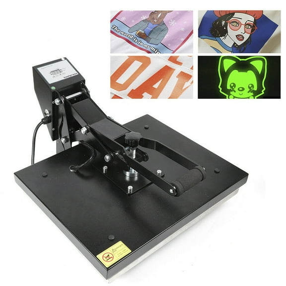 110V DIY T-Shirt Heat Press Machine 16 x 20 in Horizontal Version HP480 1400W 0℃-399℃