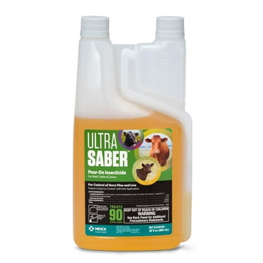 Merck Animal Health Ultra Saber Pour On Insecticide QT
