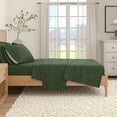 thumbnail image 6 of Great Bay Home Solid Flannel Sheet Set - 100% Turkish Cotton - Double Brushed - King, Spruce Green, 6 of 6