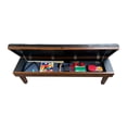 thumbnail image 2 of RACK Tuscany 6-Foot Storage Bench (Brown), 2 of 5