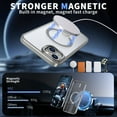 thumbnail image 5 of for iPhone 15 Plus Case with Stand, Compatible with MagSafe, Magnetic Kickstand Case for iPhone 15 Plus, Military-Grade Protection Shockproof Case, Clear Acrylic + Soft TPU Material, Gray, 5 of 6