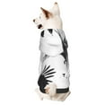 thumbnail image 1 of Balery Monochrome Flying Ravens Sudadera con Capucha para Perros Pequeños – Ropa para Mascotas, Disfraz para Perros y Gatos, Ideal para Fiestas y Cosplay-XX-Large, 1 of 7