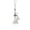 A004- Style D, variant on Flocked Cartoon Animal Lanyard Charm, Cute Plush Hanging Pendant - Soft Flocked Texture, Attached White Bead & Yellow Paw Bell, Easy to Hang on Bags Keys Phones - For Kids Teens Women, Ideal for Back