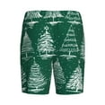 thumbnail image 5 of Easygdp Christmas Trees Men's Short Pajama Pants, Sleep Shorts, Household Pants, Casual Pants with Pockets - Small, 5 of 9