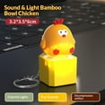 thumbnail image 2 of Keychain Sound Fidgets Toys Rechargeable Chick Anxiety Reliefs Keychain Button Toy with Colorful Light & Sound Adults Keyboard Clicker, 2 of 7