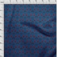 thumbnail image 3 of oneOone Organic Cotton Poplin Twill Fabric Argyle Style Ikat Fabric Prints By Yard 42 Inch Wide, 3 of 4