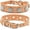 Brown, variant on 1Pack Rhinestone Dog Collar, Cute Flower Rhinestone Bling Collar PU Leather Adjustable Sizes Small Medium Large