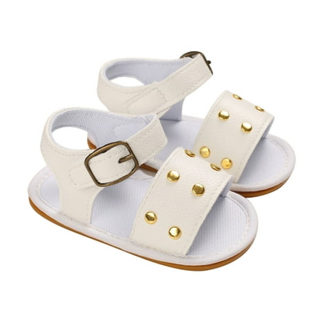 Image of Binpure Kids Sandals Summer Soft Sole Walking Shoes Prewalker Footwear