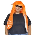 thumbnail image 3 of HPO | Women’s Inkling  Wig and Ears with Mask Set | Multiple Colors | Video Game Cosplay Wig | Capless Cap | For Teens and Adults, 3 of 27