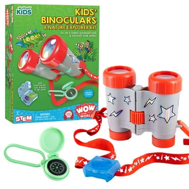 Thames & Kosmos, Wow in The World, Kids' Binoculars & Nature Explorer Kit, Science Set, Kids Ages 4 