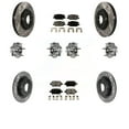 thumbnail image 1 of Transit Auto Front Rear Hub Bearings Assembly Coated Disc Brake Rotors and Semi-Metallic Pads Kit (10Pc) for Car 2017-2019 Buick LaCrosse AWD with 16" Factory Wheels - Left Right Side KBB-123819, 1 of 2