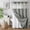 Grey-72"W x 75"L (Pack of 1), variant on No Hook Shower Curtain With Snap In Fabric Liner Waffle Weave Heavy Duty Thick CurtaTop Window Hotel Style Waterproof Bathroom Set 72 X 75 Inch Grey