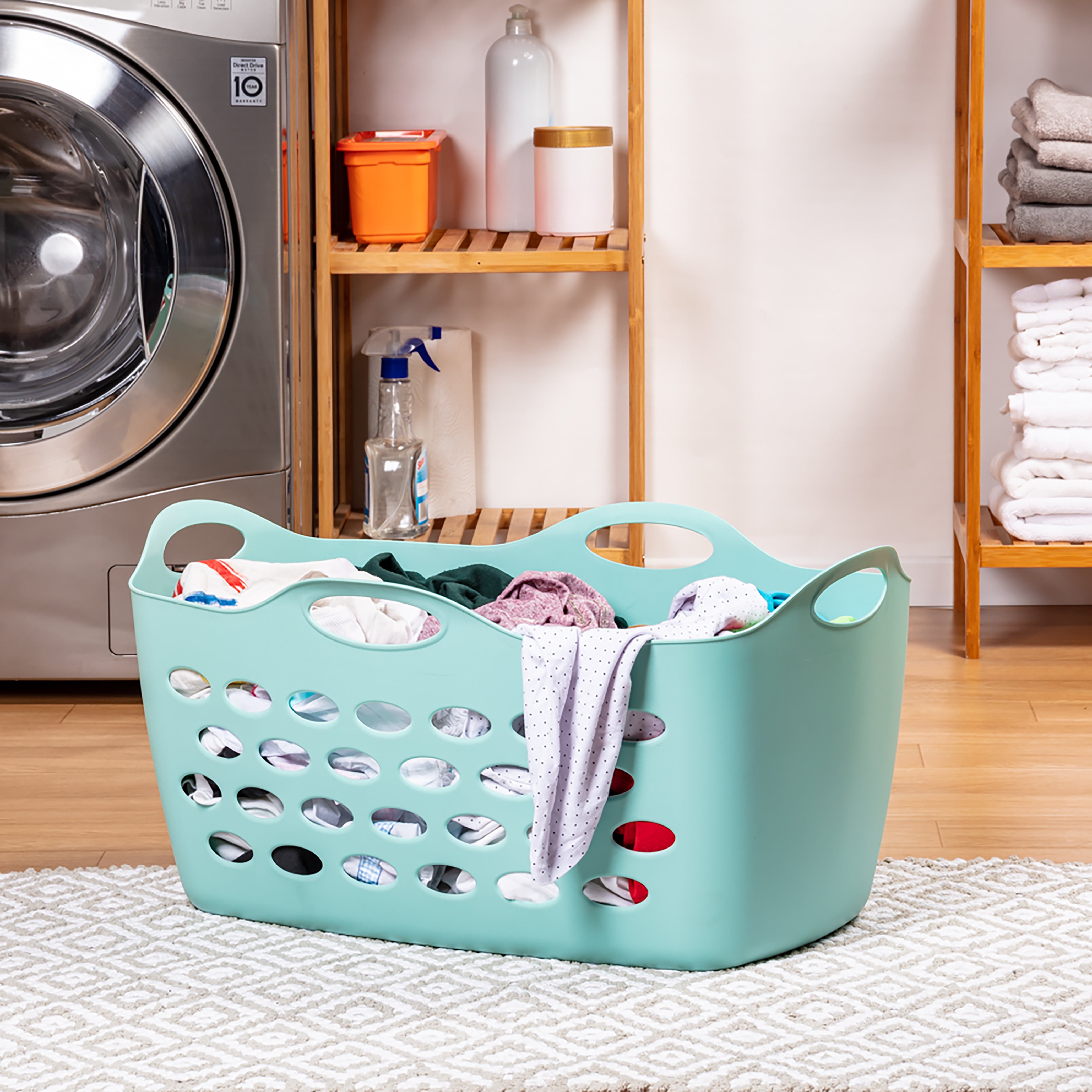 Turquoise 2024 laundry basket