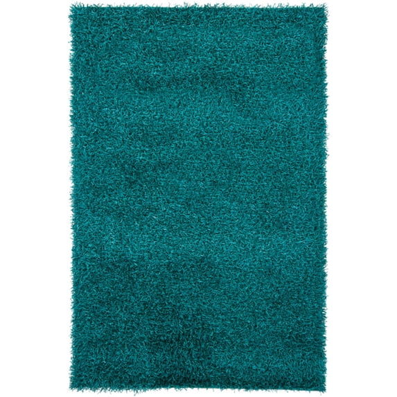 Hand-Woven Contemporary Rug 5'x7'6 Blue