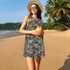 thumbnail image 3 of Fotbe Hockey1 Vestido de Verano sin Mangas para Mujer – Vestido Midi Línea A, Estilo Camiseta Floral, Vestido Playero Casual y Fluido, 3 of 7