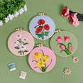 thumbnail image 6 of VOCHIC Tulip Embroidery Kits for Beginners,Cross Stitch Kit for Adults,DIY Needlepoint Kits for Starters Including Embroidery Cloth Floral Pattern and Instructions, 6 of 7