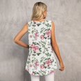thumbnail image 4 of Playeras,Blusas y Tops,Ropa para Mujer Damas Camisetas Camiseta sin mangas de gasa con cuello en V sin mangas para mujer (Pink, XXL), 4 of 7