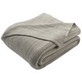 thumbnail image 2 of SAFAVIEH Loveable Knit Striped Throw, 50" x 60", Light Grey/Natural, 2 of 2