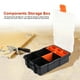 thumbnail image 4 of Caja de almacenamiento de componentes, caja de herramientas de piezas pequeñas pesadas de plástico de dos capas Caja de almacenamiento de componentes fiel a su promesa, 4 of 8