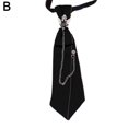 thumbnail image 3 of Rhinestone Jewelry Hot New Girl Boys Collar Neck Ties Necktie Uniform I1E2, 3 of 7