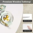 thumbnail image 4 of Rongbuk 31.5 in Round MDF Dining Table, White, 4 of 7
