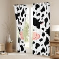 thumbnail image 3 of Castle Fairy Cartoon Cow Black Out Curtains,Farmhouse Curtains Pack of 2 (42x63 Each), 3 of 6