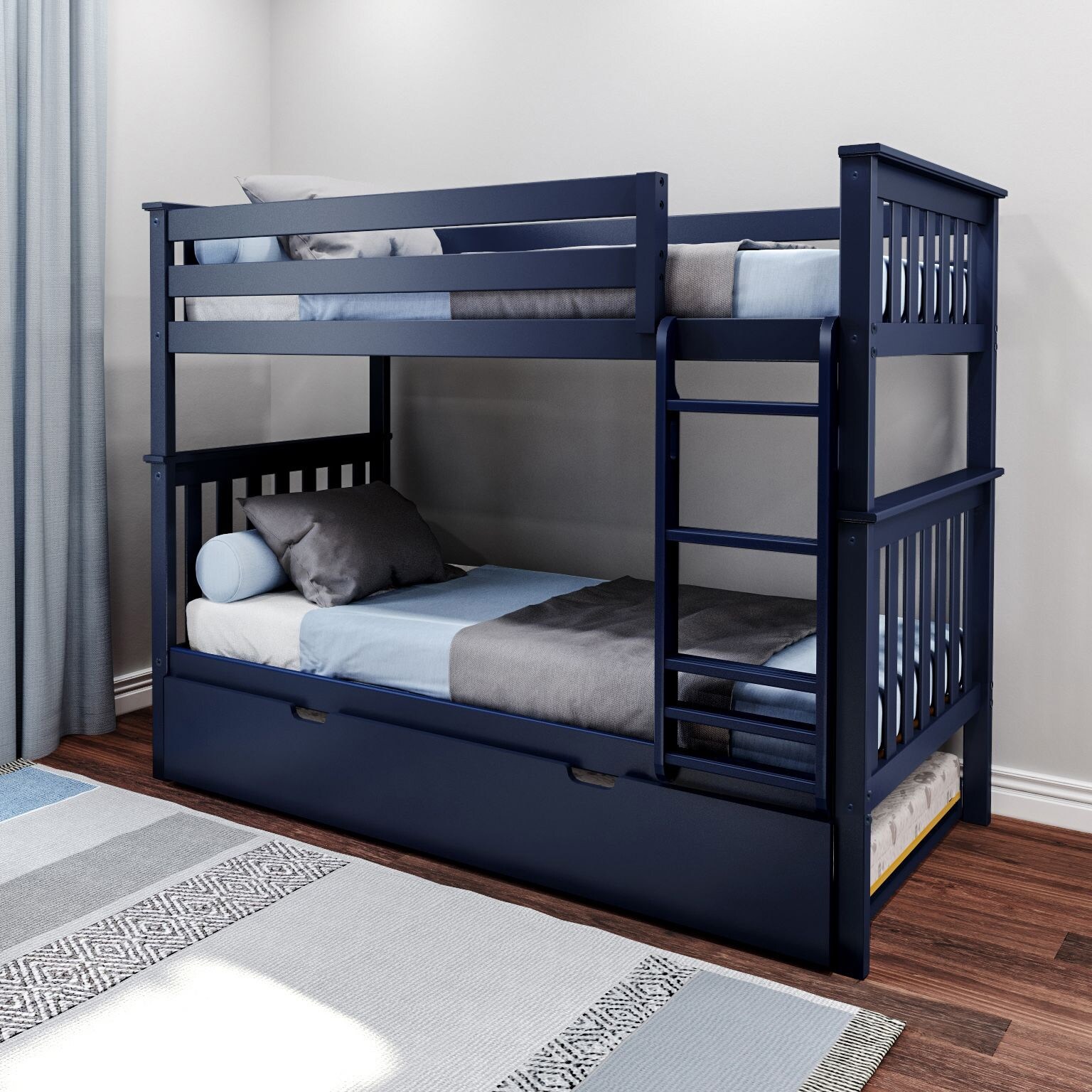 Maxwood Furniture, Inc. Max and Lily Twin over Twin Bunk Bed with