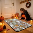 thumbnail image 4 of sruoe Halloween DIY Coloring Throw Blanket, Creative Hand‑Draw Craft, Halloween Home Decor, Halloween Themed Blanket for Sofa Couch Holiday Gathering, 4 of 6