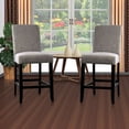 thumbnail image 3 of William's Home Furnishing Light Gray Brule Counter Ht. Side Chair, 3 of 3