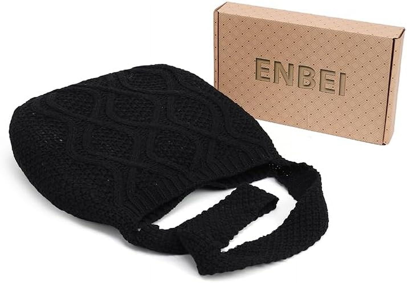 CAILDANL Handmade Crochet Bag–Boho Chic Shoulder Bag, Aesthetic Kinted Bag,Cute Crossbody Bag,Beach, Shoppingor Daily Use