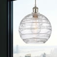 thumbnail image 2 of Innovations Lighting  Ballston Athens Deco Swirl - 1 Light 10" Cord Hung Mini Pendant Brushed Satin Nickel, 2 of 2