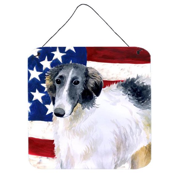 Borzoi Patriotic Wall or Door Hanging Prints