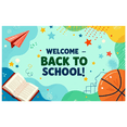 thumbnail image 3 of Welcome Back to School Banner Colorful Decorations Backdrop Background for Classroom Party Supplies Photography Props School Event Decor, 3 of 4