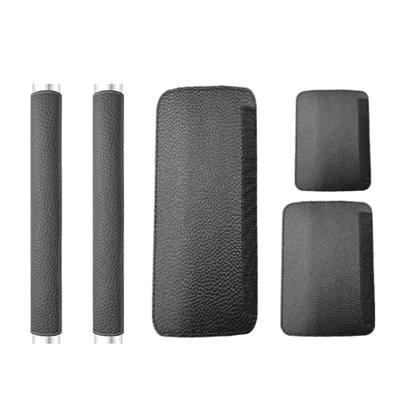 Refrigerator Door Handle Covers, Set of 5, Adjustable Appliance Keep Your Kitchen Clean Black