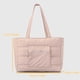 thumbnail image 4 of Carryall Bag Puffer Tote Bolso Hombro Acolchado Ligero para Mujer () Rosa, 4 of 9