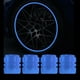 thumbnail image 5 of 8 tapones fluorescentes para válvulas de aire de neumáticos de coche, aptos para la mayoría de coches, SUV y bicicletas. Azul verde, 5 of 8