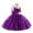 Purple, variant on Girls Princess Party Dress Little Girls Cosplay Costume Evening Gown