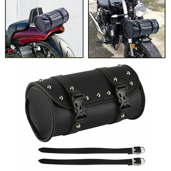 Motorcycle Saddlebags Tool Bag Storage Tool Bag Saddlebags Handlebar Bag, Black