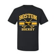 thumbnail image 2 of Wild Bobby City of Boston Hockey Fantasy Fan Sports Men's T-Shirt, Black, 5X-Large, 2 of 5
