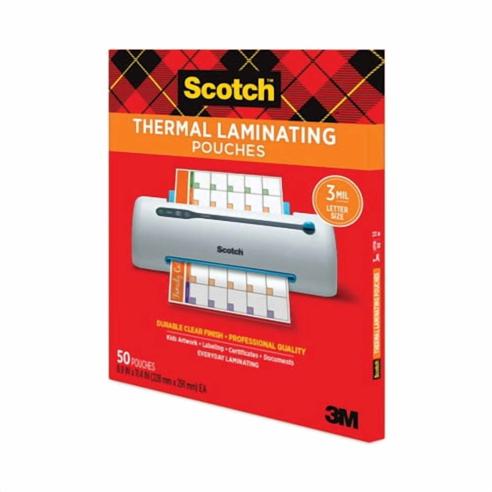Laminating Pouches, 3 Mil, 9" X 11.5", Gloss Clear, 50/pack | Bundle of 10 Packs