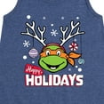 thumbnail image 3 of Teenage Muntant Ninja Turtle - Happy Holidays - Toddler and Youth Girls A-line Dress, 3 of 5