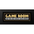 thumbnail image 2 of Jacobs, Cindy 24x11 Black Modern Framed Museum Art Print Titled - Game Room Sign, 2 of 5
