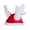 Red(RE), variant on Horze Christmas Santa Reindeer Antlers Hat | Slip-On Horse Cap with Fleece Trim