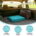 thumbnail image 4 of Kimunuk Canopy Replacement Cover, 12' x 20' Outdoor Portable Carport Replacement Canopy with Ball Bungees for Car Garage Shelter Tent Party Tent, Lake Blue ,Frame is Not Included, 4 of 6