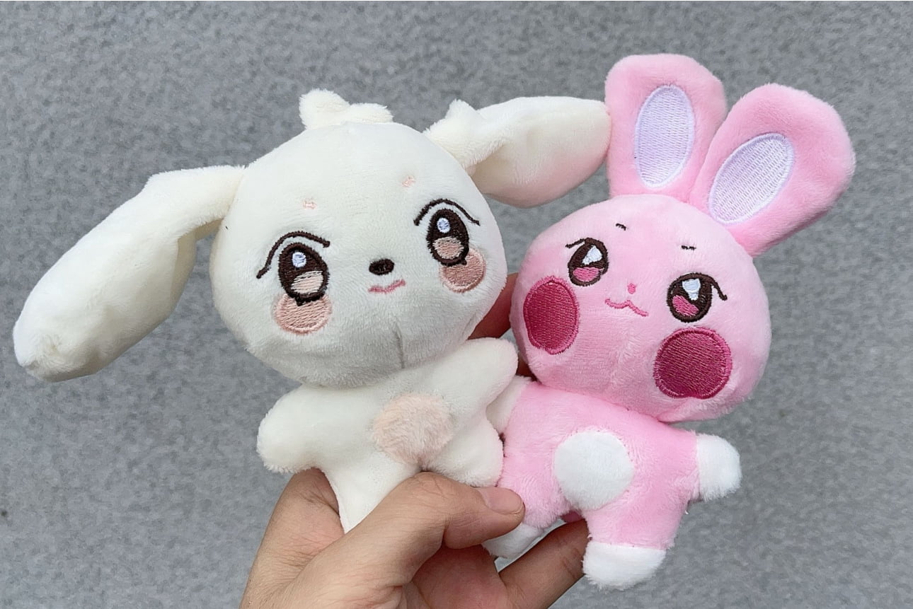 ATEEZ X ANITEEZ Plush Keychain, Plush Doll JJONGbear Cartoon