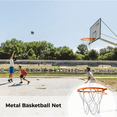 thumbnail image 1 of Basketball Net Metal Rustproof: 12 Hooks Steel Chain Net Basketball Accessory, 1 of 6
