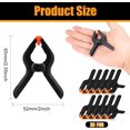 thumbnail image 2 of shiyou-Spring Clamps, 20pcs Mini Backdrop Clips 2 Inch Heavy Duty Plastic Spring Clamps Plastic Clips for Woodworking, Photography Studio, Home Improvement, 2 of 4