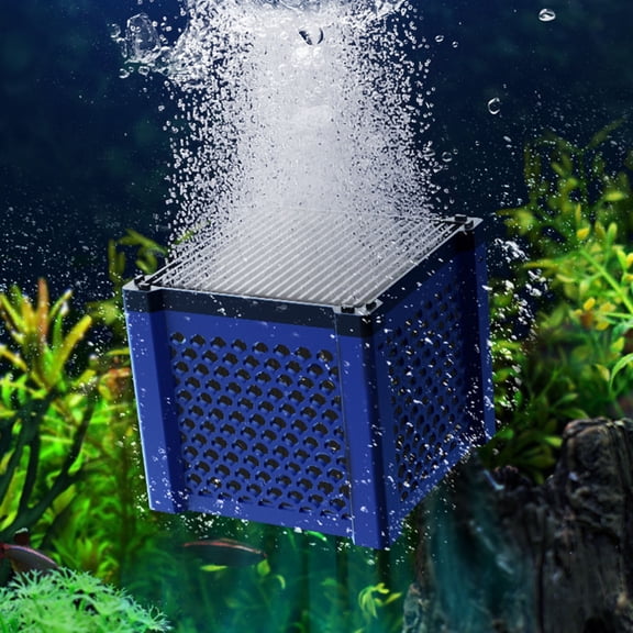 1 Pcs Aquarium Cube Filter Activated Carbon Aquarium Filter Water Filter for Fish Tank 4.5 x 4.3 x 4.5 Inch Cube Honeycomb Structure Charcoal Deodorant for Ponds Pools Horses Stock Tank Filtration