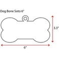 thumbnail image 2 of 25 Units Acrylic Christmas Ornaments Blanks Dog Bone SOTO 1/8" Thick - Clear or Solid Color - (Size 6") Made in USA, 2 of 5